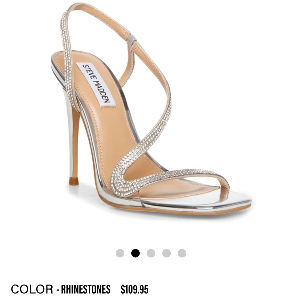 Steve Madden Rhinestone Strappy Heels